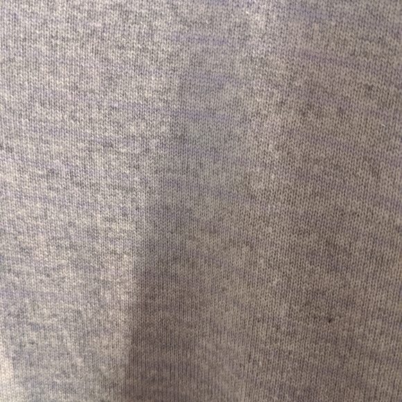 EUC Michael Stars Light Gray Lilac Stripe Sweater - Picture 5 of 7